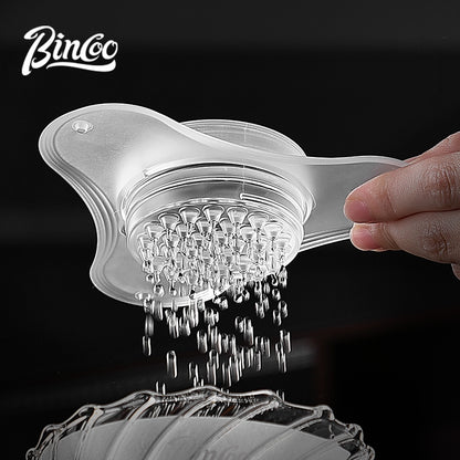 BINCOO V60 Dripper Diffuser for Pour Over Coffee Professional Drip Coffee Accessory Even Flow Tritan Material