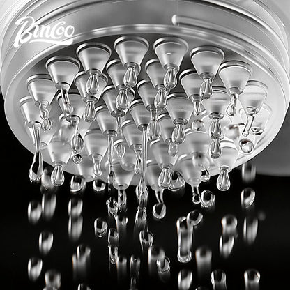 BINCOO V60 Dripper Diffuser for Pour Over Coffee Professional Drip Coffee Accessory Even Flow Tritan Material