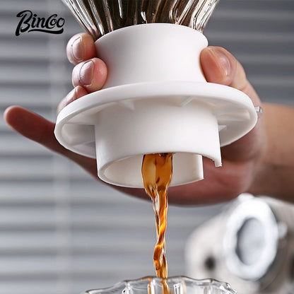 BINCOO Smart Dripper Pour‑Over Coffee Set with Manual Coffee Grinder Drip Coffee Brewing Kit Home Coffee Filter Tools