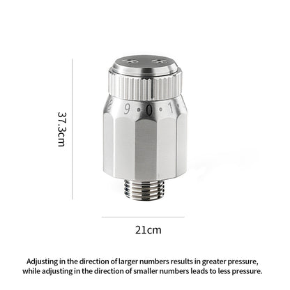 BINCOO Adjustable 316 Stainless Steel Pressure Boost Valve Accessory for Three‑Valve Moka Pot 2Cups