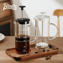 BINCOO French Press Coffee Maker Set Home Coffee Brewing & Filter with Milk Frother for Cold Brew Coffee 550ML