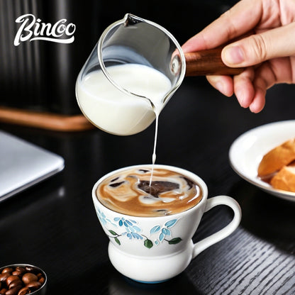 BINCOO Hand‑painted Mini Ceramic Coffee Cup Espresso Latte Art Cup Coffee Mug130ML/230ML