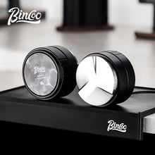 BINCOO 3‑Blade Distribution Tool, Spring‑Loaded Stainless Steel Tamper, Dosing Ring Set, Coffee Accessory Kit
