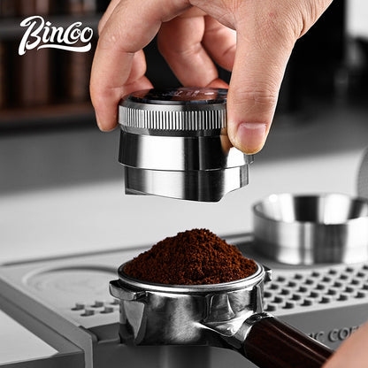 BINCOO Self‑Gravity Distributor Stainless‑Steel 3‑Blade Constant‑Force Coffee Distributor Espresso Coffee Accessory Set 58MM