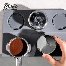 BINCOO Self‑Gravity Coffee Distributor Tamper & Dosing Ring Set Height‑Free‑Adjust Stainless Steel Espresso Distributor Kit 58MM