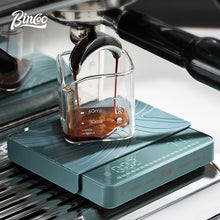 BINCOO Glass‑Panel Coffee Digital Scale Special for Espresso & Pour‑Over Coffee Coffee Bean Weighing Scale with Timer Function