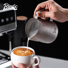 BINCOO Pure Titanium Milk Pitcher Professional Espresso Coffee with Scale Milk Frothing Cup 400ML/600ML