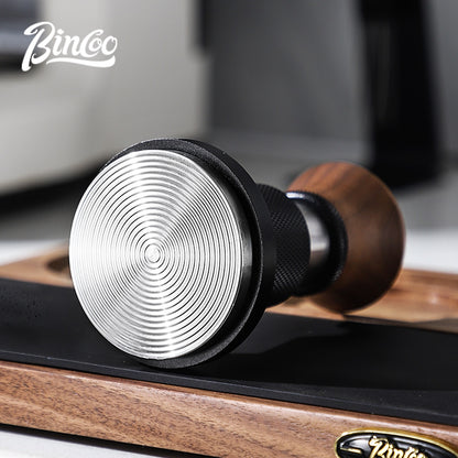 BINCOO Coffee Tamper & Distributor 2‑Piece Set Espresso Constant‑Force 30‑lbs Impact Tamper Multi‑Function Tamper Base Kit Coffee Accessories 51MM / 58MM