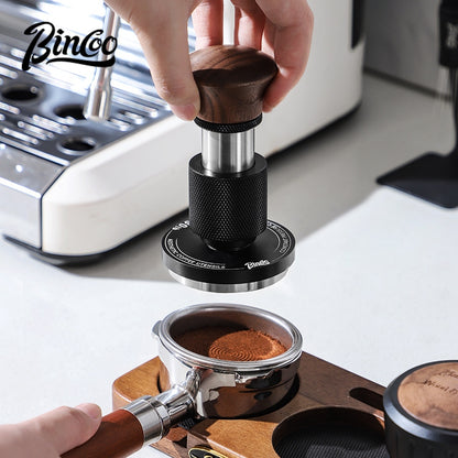 BINCOO Coffee Tamper & Distributor 2‑Piece Set Espresso Constant‑Force 30‑lbs Impact Tamper Multi‑Function Tamper Base Kit Coffee Accessories 51MM / 58MM