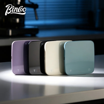 BINCOO Coffee Digital Scale, Magnetic‑attach Smart Scale, Mini Smart Scale for Espresso & Pour‑Over, Weighing & Timing Function