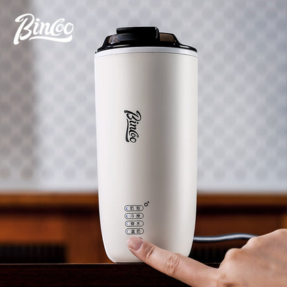 BINCOO Milk Frother Cup Coffee Cup Household Blending Cup for Soy Milk & Latte Coffee Cup 360ML