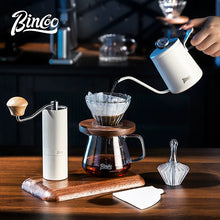 BINCOO Hand Drip Coffee Set Server Pot V60 Dripper Stainless Steel Long Spout Gooseneck Kettle Manual Coffee Grinder Coffee Brewing Tools