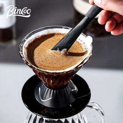 BINCOO Smart Dripper V60 Glass Coffee Dripper with Sharing Pot Glass Drip Pour Over Coffee Set