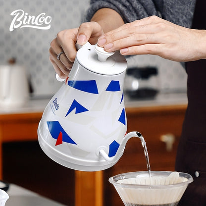 BINCOO Temperature Controlled Pour Over Kettle Smart Temperature Control Water Kettle Home Coffee Brewing Utensil Set