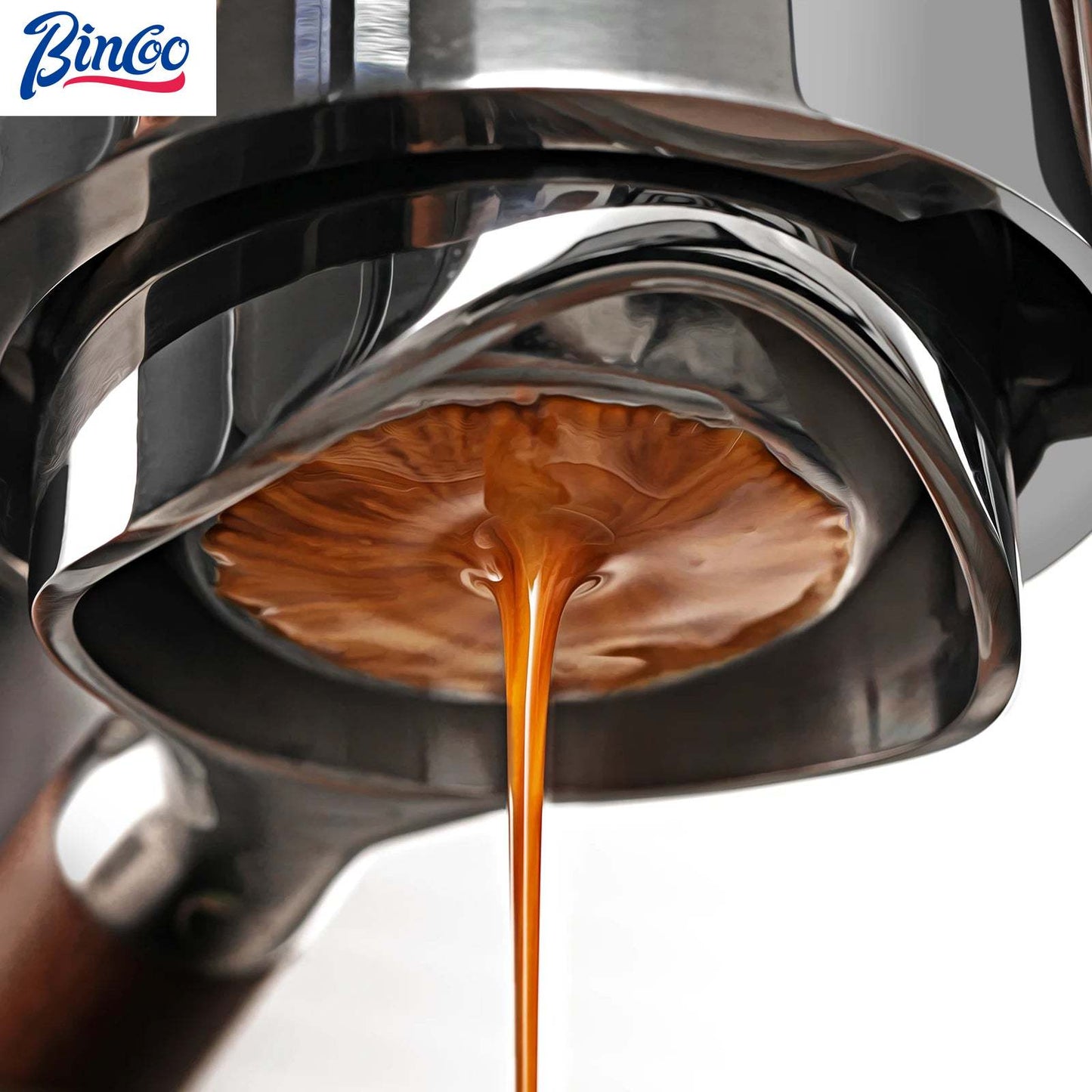 Bincoo Manual Espresso Maker Lever Espresso Machine – 12Bar Pressure Profiling, Dual-Lever Manual Coffee Maker with Pre-Infusion GYKF2164