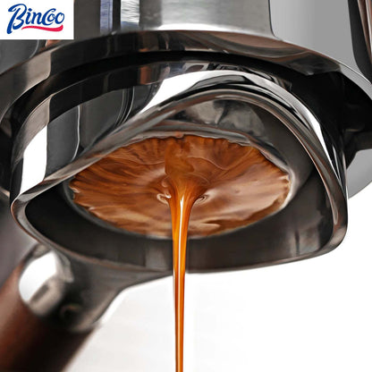 Bincoo Manual Espresso Maker Lever Espresso Machine – 12Bar Pressure Profiling, Dual-Lever Manual Coffee Maker with Pre-Infusion GYKF2164