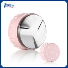 Bincoo GYKF1902 Pink Espresso Coffee Distributor 51mm,Adjustable Depth Espresso Leveler Compatible with 51mm Portafilter,Heavy Height Espresso Distributor Leveler Tool with 3 Angle Base