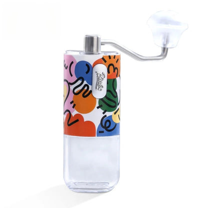 BINCOO Manual Steel Core Grinder Coffee Bean Grinder Portable Artistic Graffiti Version