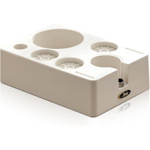 Bincoo Espresso Coffee Organizer Box-8 in 1 Espresso Coffee Tamper Station for Storage 51/54/58MM Espresso Tamper,Distributor,Portafilter,Puck Screen and 4.5inch Knock Box(White)
