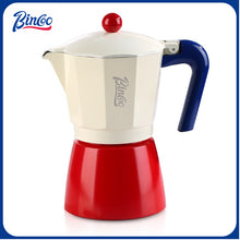 BINCOO Moka Pot Set Espresso Coffee Pot Mini Moka Kettle 3 Cups & 6 Cups Serving for Office Outdoor and Travel