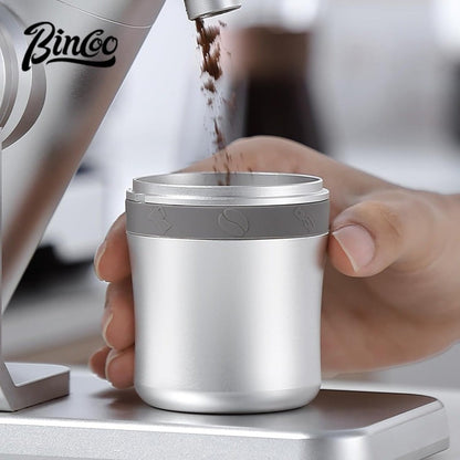 Bincoo GYKF1979 Coffee Dosing Cup - Espresso Coffee Dosing Cup Compatible with 58mm Portafilter - Aluminium Espresso Machine Accessory (58MM)