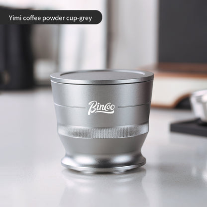 Bincoo Coffee Dosing Cup - Stainless Steel Espresso Grinder Funnel, Anti-Static Coffee Powder Receiver for Portafilter, Compatible with Home Brewing
