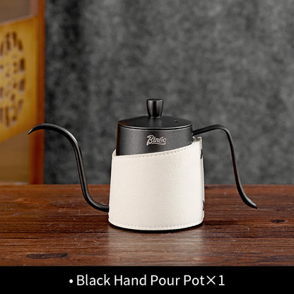 Bincoo Ceramic Pour Over Coffee Maker Set 400ml Glass Carafe with 50pcs Filter Papers