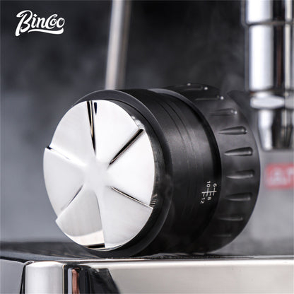 Bincoo 58mm Gravity Espresso Distributor GYKF2104,Automatic Coffee Tamper WDT Distribution Tool for Espresso