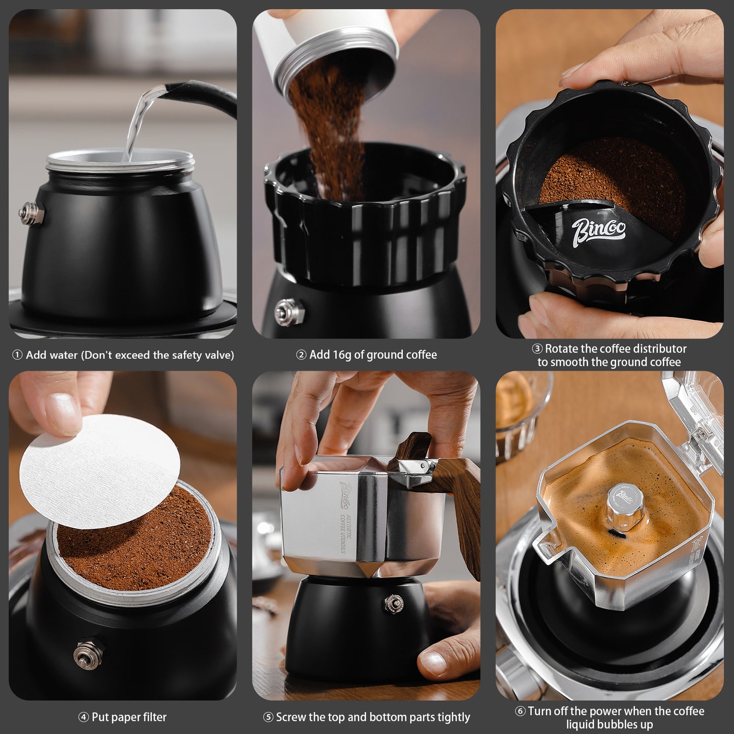Espresso Maker Stovetop - Small Moka Pot 2 Cups,Italian Coffee maker for Single Use,4oz/120ML,Perfect for Home Cafe Camping
