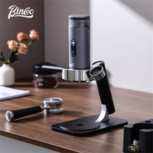 Bincoo H1 PRO Coffee Maker Stand BC-KFJ05, Aluminum Alloy & Wood Support Bracket for Portable Espresso Machine