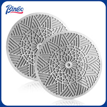 Bincoo  GYKF2041 58.5 mm Puck Screen - Metal Espresso Puck Screen Reusable Coffee Filter for Espresso Portafilter Filter Basket 58.5mm Thickness (2pack, 58.5mm)