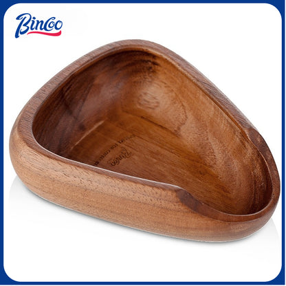 BINCOO Coffee Weighing Bean Tray Solid Wood Hand-brewed Coffee Weighing Device Coffee Container