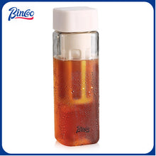 BINCOO Square Cold Brew Coffee Cup Portable Cold Brew Bottle Tritan Material Water Cup for Office Outdoor 480ML