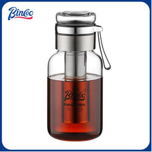 BINCOO Coffee Cold Brew Mug Glass Iced Drip Coffee Mug Cold Brew Filter Extraction Coffee Maker 500ML/750ML/800ML