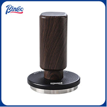 Bincoo Coffee Powder Hammer Elastic Powder Press Coffee Utensils Wood Grain Threaded Bottom 51/58mm