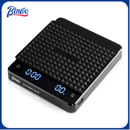 BINCOO Italian Coffee Electronic Scale Coffee Bean Weighing Scale Hand Brewing Timing Coffee Scale Special Utensils