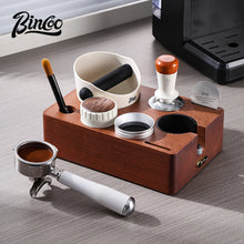 Bincoo GYKF2032 Solid Wood Multi-Functional Tamping Station,Stand Only, No Coffee Accessories