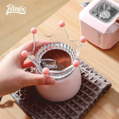 BINCOO Moka Pot Powder Distributor Creative Powder Receiver Moka Pot Powder Filler Coffee Accessories