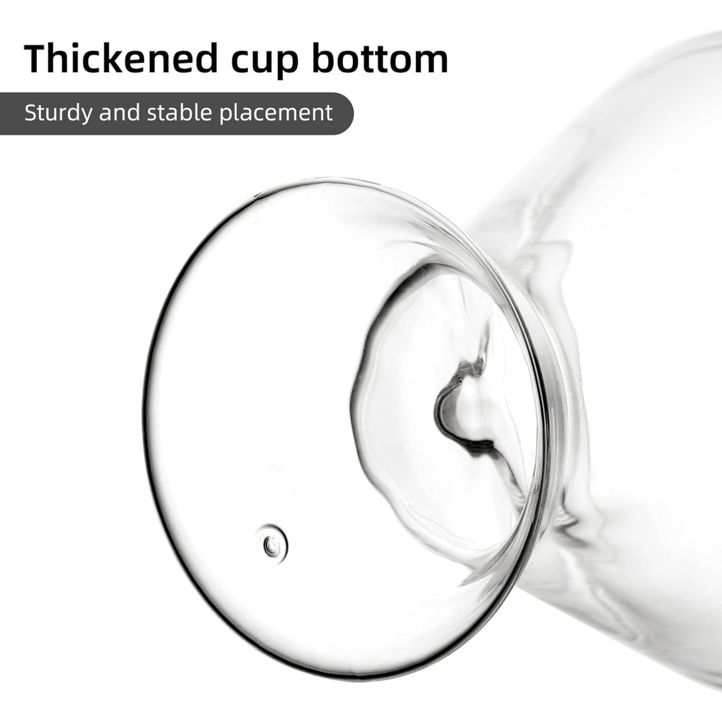 Bincoo GYJ60394 Espresso Cups Double Wall Glass Coffee Mugs 180ML Set of 2 Shot Glass-Borosilicate Glass For Coffee,Tea,Whiskey,Cocktails & All Beverages