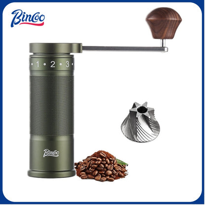 BINCOO M01 CNC420 Six-star Manual Grinder Coffee Bean Grinder Small Home Coffee Maker For Home Office Outdoor Traveling