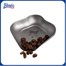 BINCOO Titanium Coffee Bean Dish Square Dosing Tray Espresso Sample Container with Spray Bottle Set