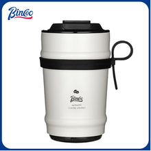 BINCOO GYKF1908 Coffee Cup Leak-proof Ceramic Liner Coffee Mug Thermal Tumbler Portable 316 Stainless Steel for Home Office Outdoor Travel and in Car 330ML