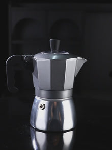 Bincoo GYKF1798 Stovetop Espresso Maker Moka Pot Espresso, Aluminum Moka Pot Coffee Percolator for Rich,Portable Italian Style Coffee Makes 120ML（4.06oz，2Cups）,Easy to Operate Suit for any Occasion