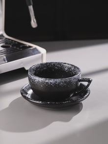 BINCOO GYKF0610 Ceramic Coffee Mug Professional Latte Art Mug Tasting Cup for Household and Office 320ML