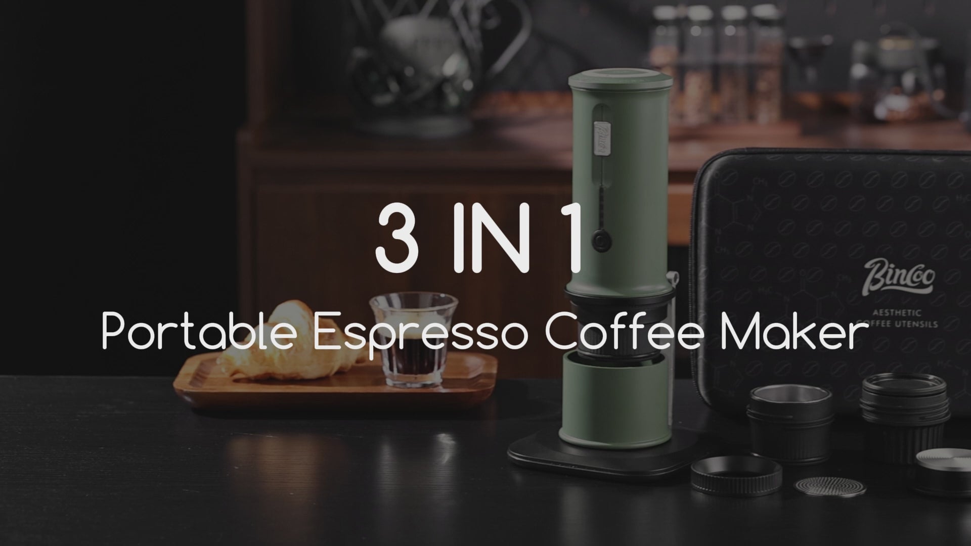 BINCOO H2Pro Portable Coffee Machine Capsule Coffee Machine