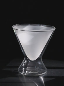 Bincoo GYJ60394 Espresso Cups Double Wall Glass Coffee Mugs 180ML Set of 2 Shot Glass-Borosilicate Glass For Coffee,Tea,Whiskey,Cocktails & All Beverages