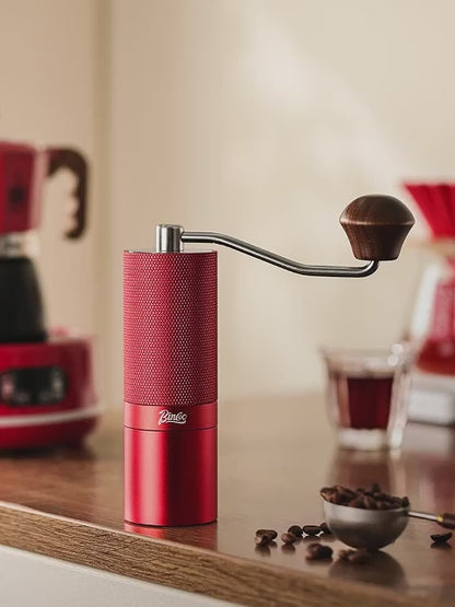 Bincoo Portable Manual Hand Coffee Grinder Professional CNC Stainless Steel Adjustable Manual Burr Coffee Bean Grinding Upgrade