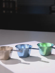 Bincoo Premium Titanium Double Eagle Spout Measuring Cup 90ml with Visible Scale for Home Baristas Large Capacity Easy Flow