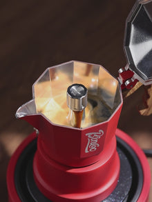 Bincoo Three Valve Moka Pot Small Espresso Coffee Machine Pressurized Coffee Pot Extraction Coffee Machine 1/2 person