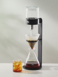 BINCOO L-Shaped Cold Brew Coffee Dripper Cold Brew Drip Coffee Maker Ice Brew Drip-Style Low-Temperature Slow-Brewed Coffee Extract